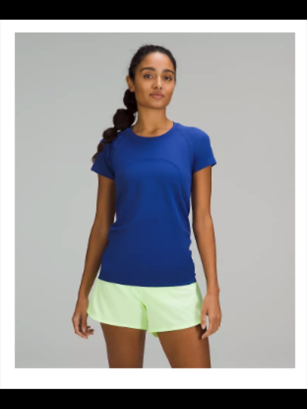 Lululemon Swifty Tech Short Sleeve Tee in Royal Blue